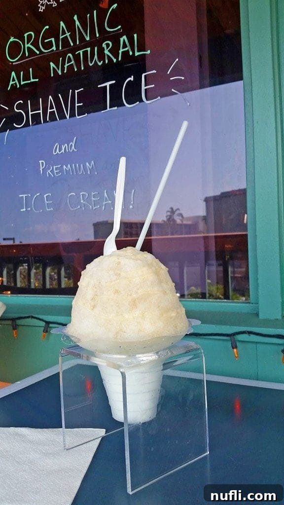 Organic Shave Ice in Kona Hawaii - One Aloha Shave Ice