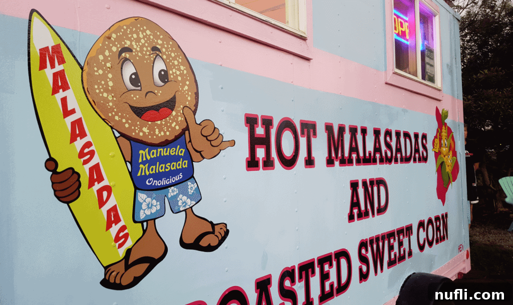 Malasada Food Truck in Waimea Hawaii - The Best Malasadas