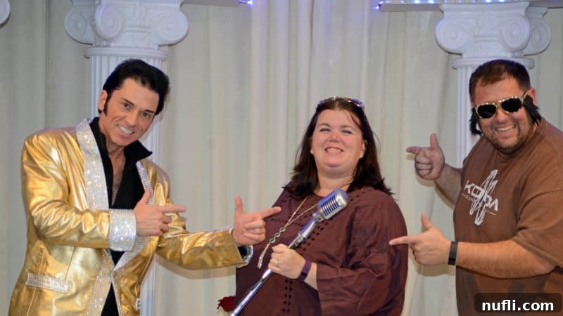 Vegas Vows Renewed Elvis Style 6 Tammilee and John with an Elvis Impersonator