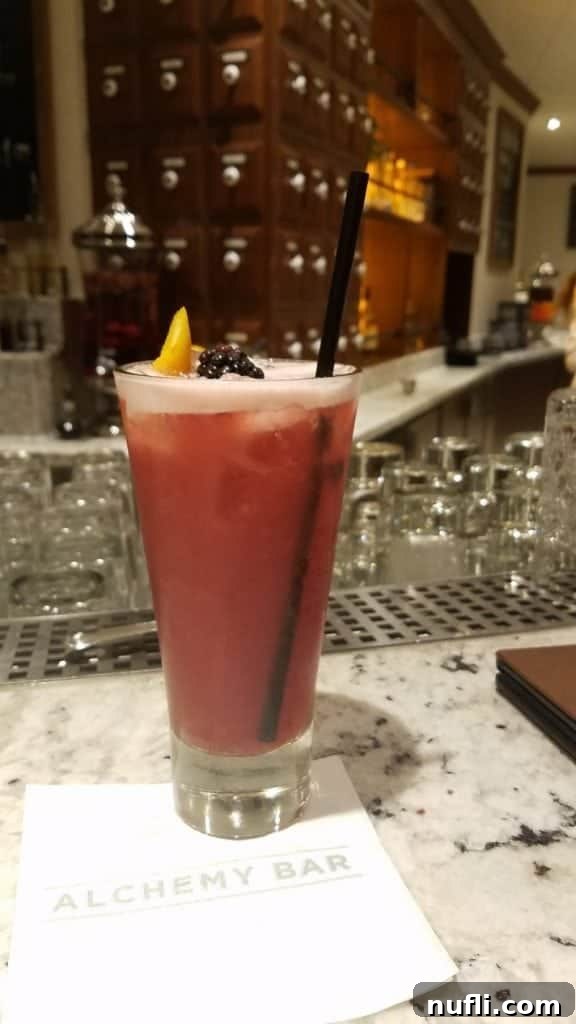 Carnival's Alchemy Bar: The Ultimate Cruise Hotspot 5 A mixologist at the Alchemy Bar expertly preparing a custom drink with precision