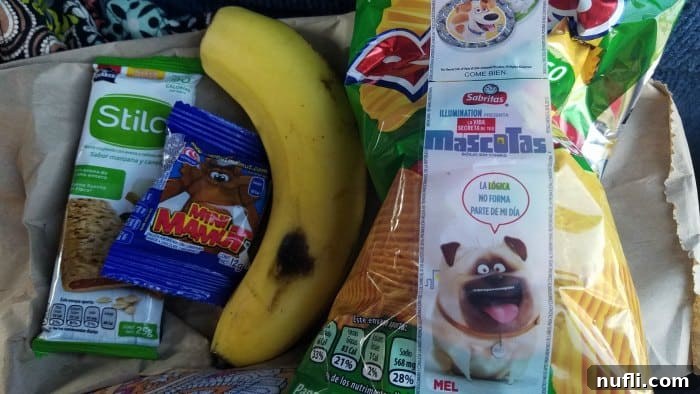 Unearthing Chacchoben Mayan Legacy Costa Maya 3 Convenient snack bag with granola bar, banana, and chips provided on the Chacchoben tour bus