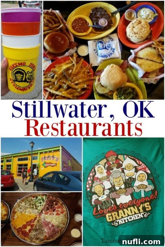 Stillwater OK Restaurants collage of photos 