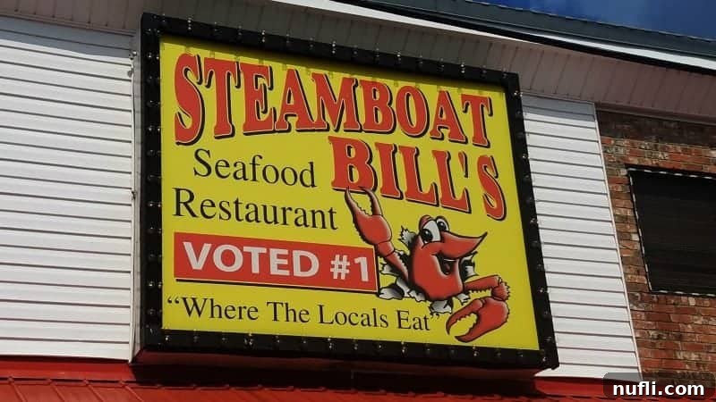 Steamboat Bill's sign 