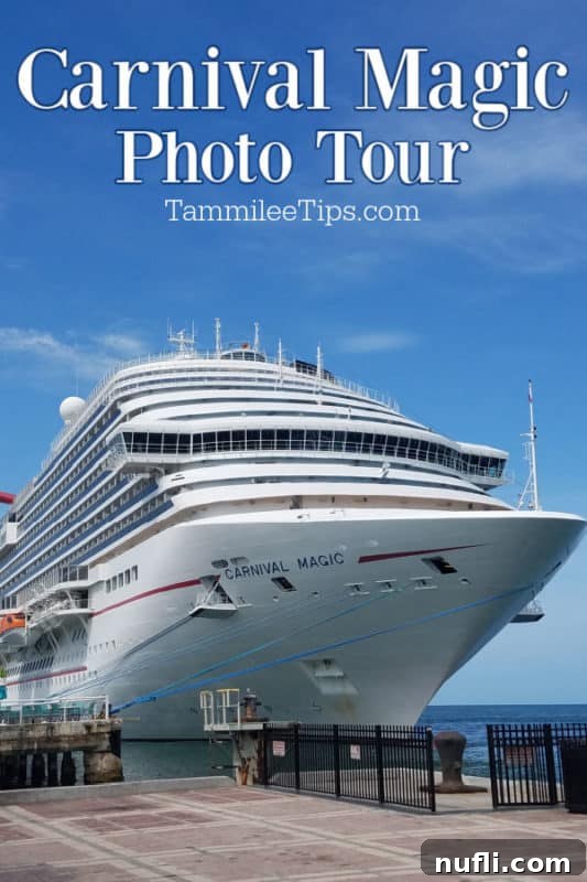Carnival Magic Photo Tour - The ship ready for adventure
