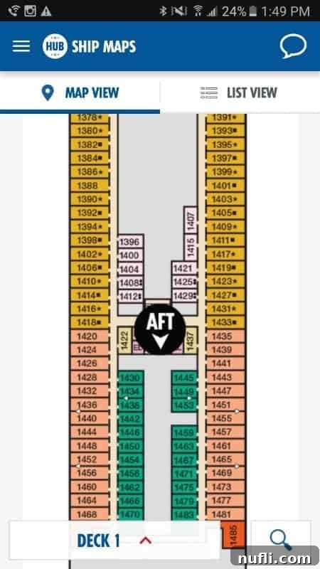 Unlock Your Best Cruise with Carnival Hub 6 Detailed ship maps in the Carnival Hub App