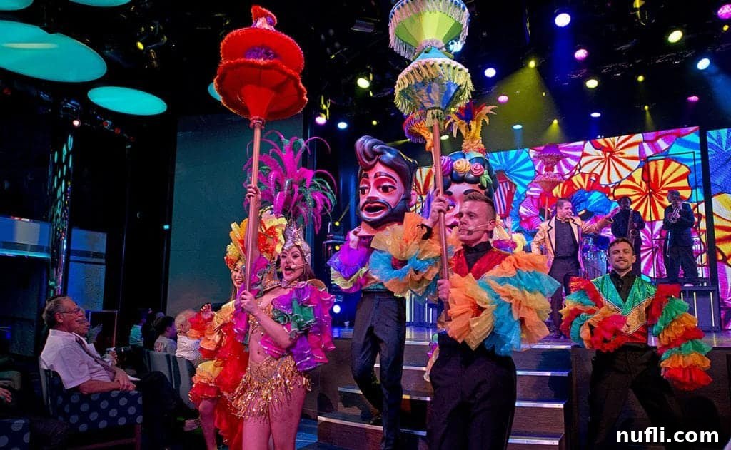 Carnival Vista Unveils New Playlist Productions 3 Carnival Vista singers and dancers perform