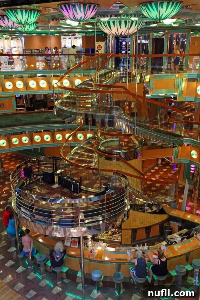 Carnival Magic Atrium with multiple levels