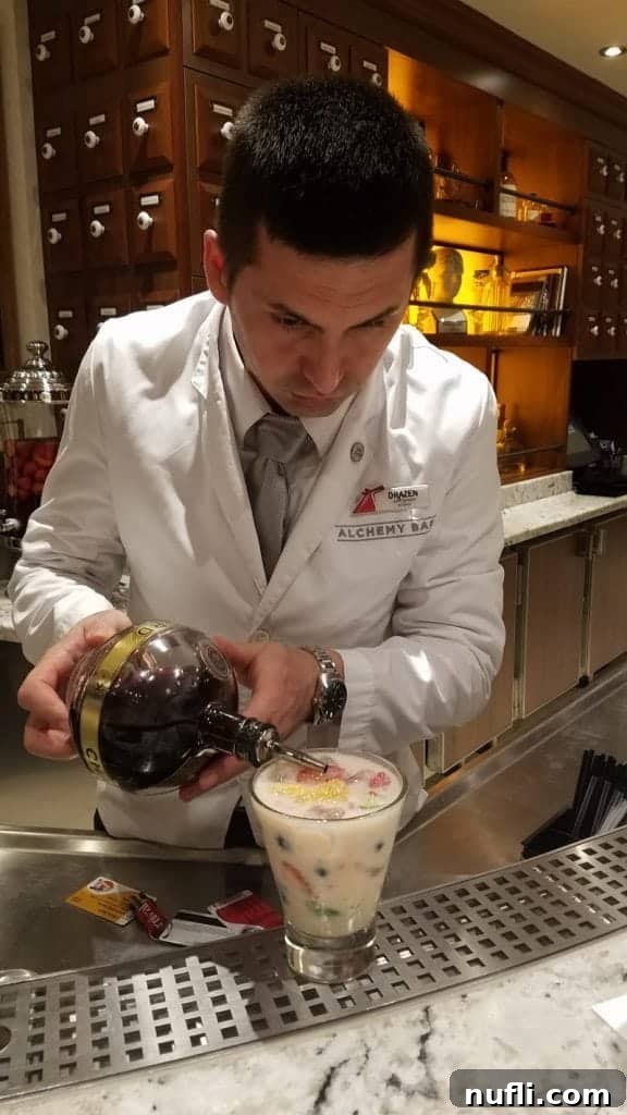 Alchemy Bar on the Carnival Magic