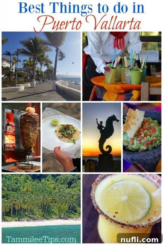 Best things to do in Puerto Vallarta over a collage of photos