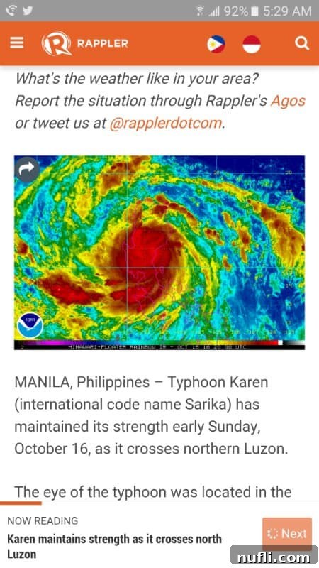 Manila Philippines Typhoon info, illustrating the dynamic weather conditions encountered during a trip.