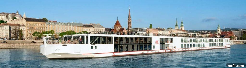 Castles & Legends Adventure on Viking Vili 2 Viking Vili river cruise ship sailing the Danube River, showcasing luxury and scenic travel in Europe