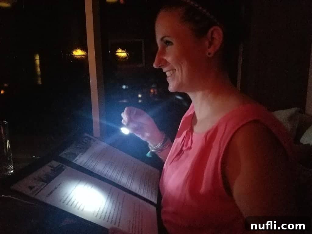 Dining in near-complete darkness at a restaurant in Jamaica, an unusual culinary experience
