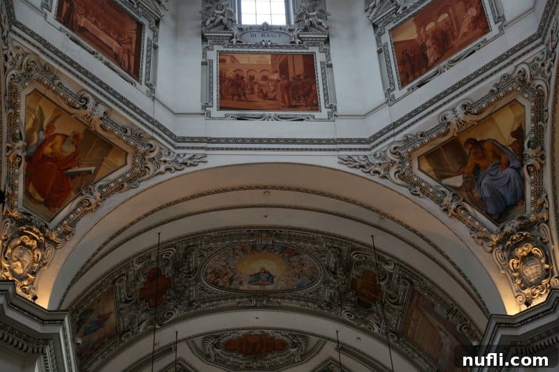 salzburg cathedral paintings and frescos