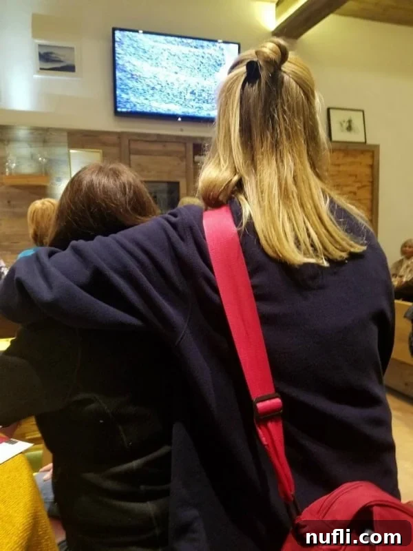 A Viking staff member, Nina the concierge, engaging with a passenger during a tour