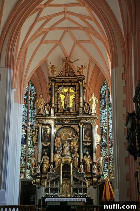 alter in the Mondsee Cathedral from the Sound of Music 