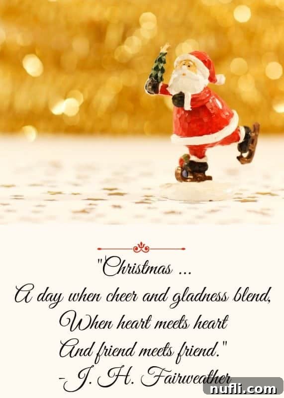 Christmas ornaments and twinkling lights create a magical backdrop for festive toasts.