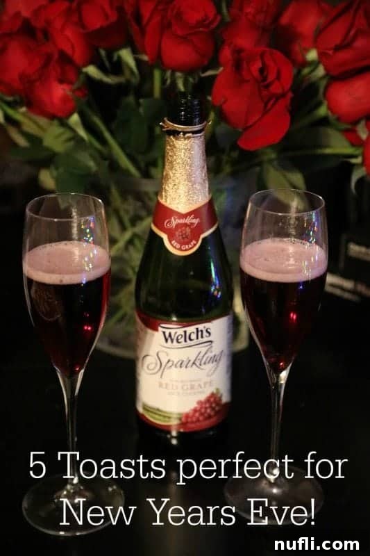 Decorative Christmas tree and gifts, perfect backdrop for a festive toast