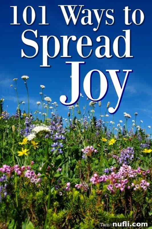 101 ways to spread joy over a field of vibrant flowers