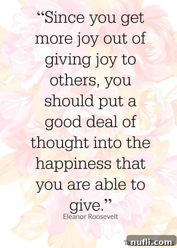 Vibrant graphic encouraging to 'Spread Joy this year!'