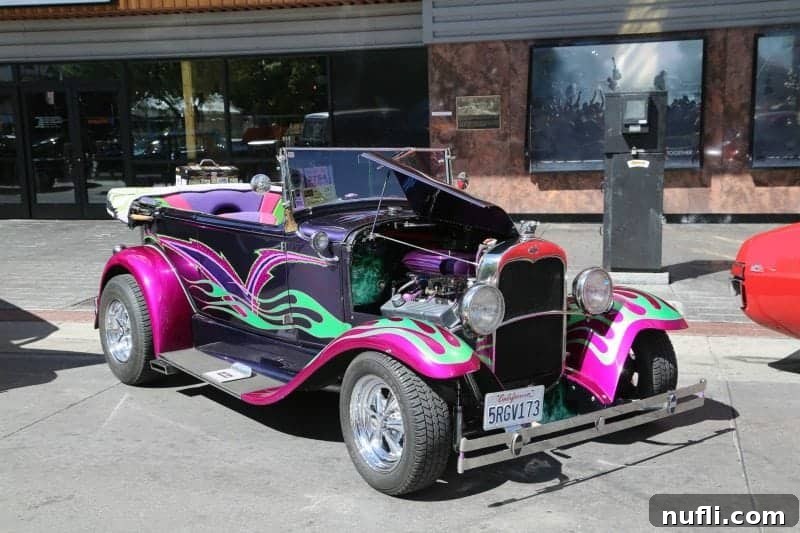 Hot August Nights Reno: The Classic Car Extravaganza 9 classic convertible with fun paint work