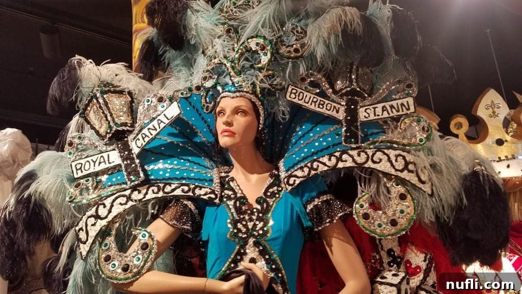 Mardi grass museum display 