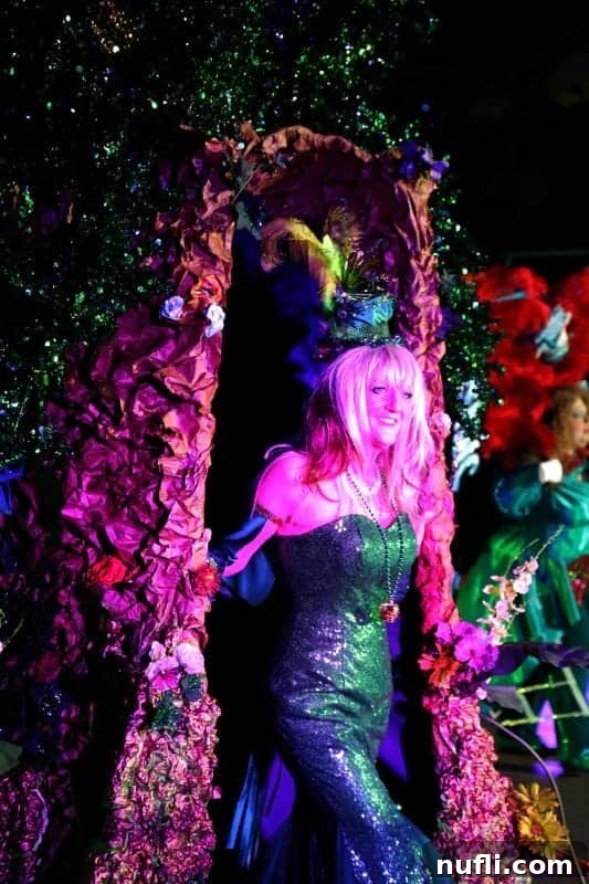 gorgeous woodsy themed mardi gras outfit