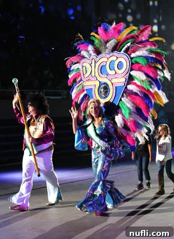 disco inspired krewe outfit