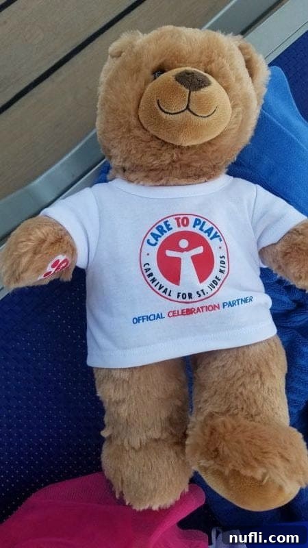 Care to Play carnival teddy bear