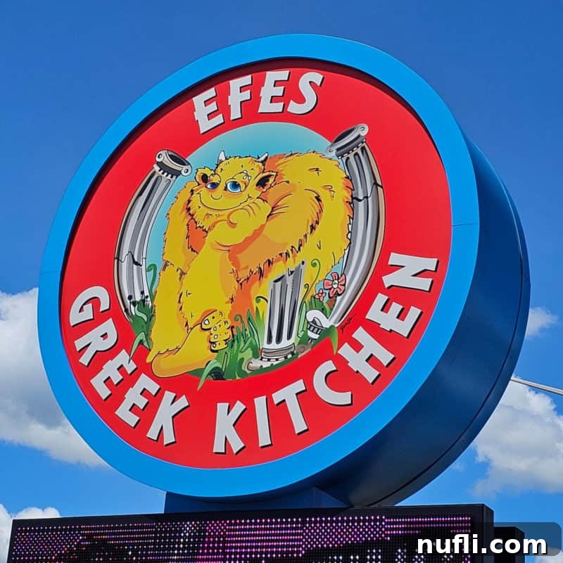 Orange Beach and Gulf Shores Must Try Restaurants 17 Efe's Greek Kitchen sign