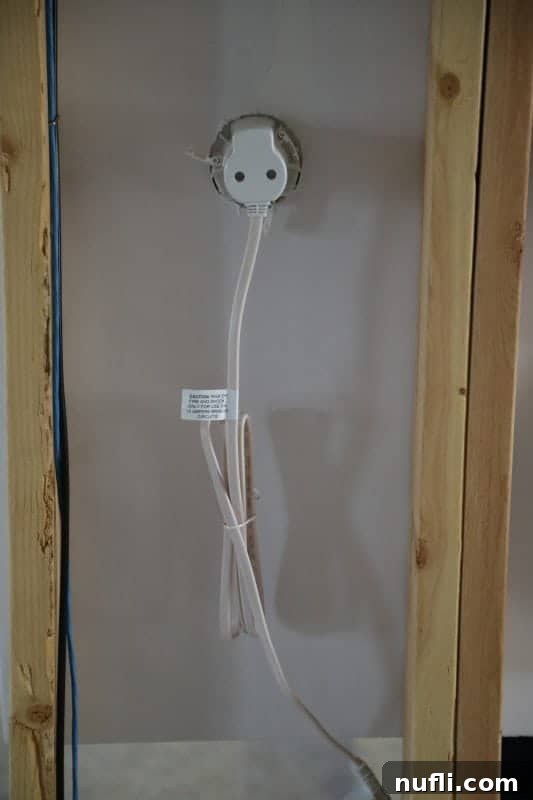 No More Tangled TV Cords: Legrand In-Wall Power Kit at Best Buy 6 Back side of the LEgrand TV Cord hider