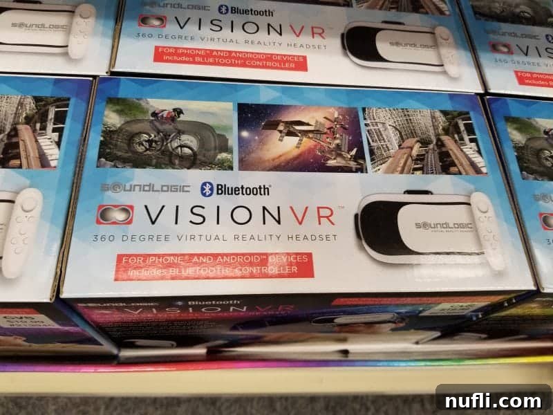 Beyond Prescriptions: Amazing Gifts and Stocking Stuffers at CVS 11 A Vision VR headset, offering an immersive virtual reality experience as a surprising tech gift from CVS.