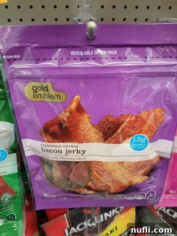 applewood smoked bacon jerky package