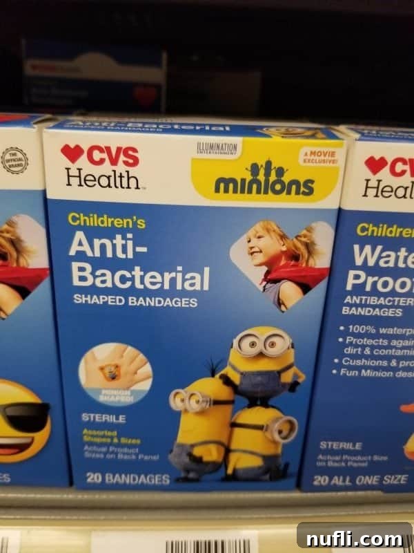 Beyond Prescriptions: Amazing Gifts and Stocking Stuffers at CVS 20 Minions-themed Band-Aids, adding a fun and playful touch to first aid for kids and fans alike.