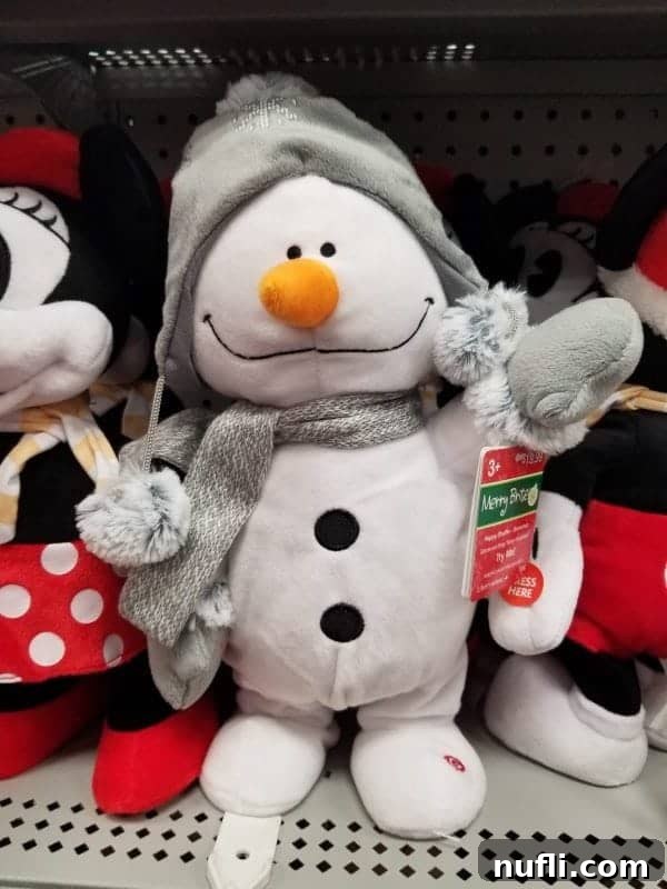 Snowman stuffed animal 