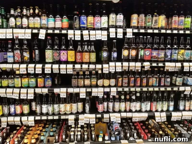 Spokane Washington Adventures Your Ultimate Guide 7 wall of beer with prices