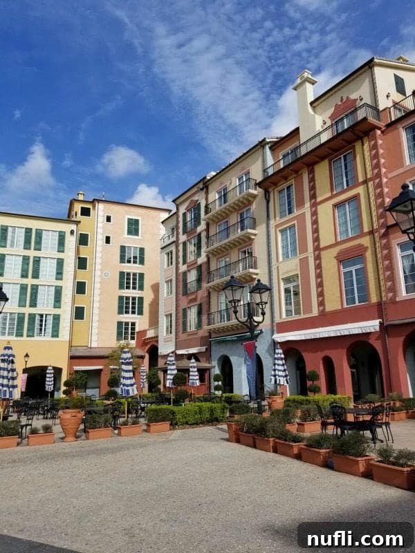 Portofino hotel with Italian architecture 