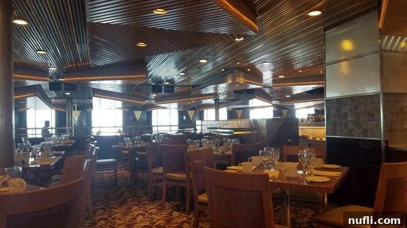 Elegant dining room interior on the Carnival Imagination.