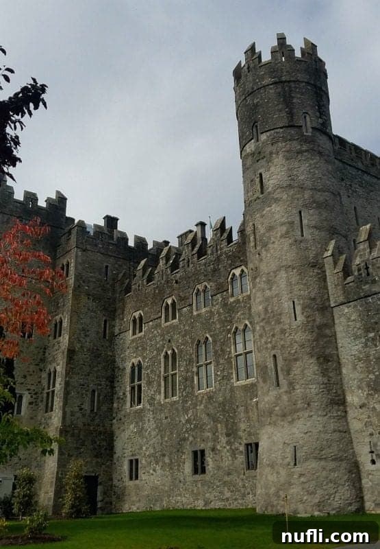 Exterior of Kilkea Castle 