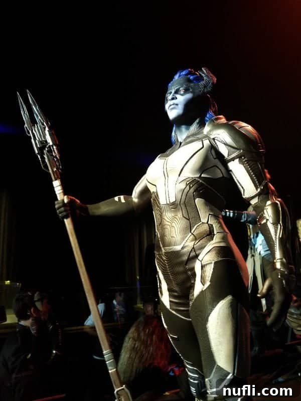 Detailed models of Thanos's Black Order, Proxima Midnight and Corvus Glaive, showcasing their formidable designs.