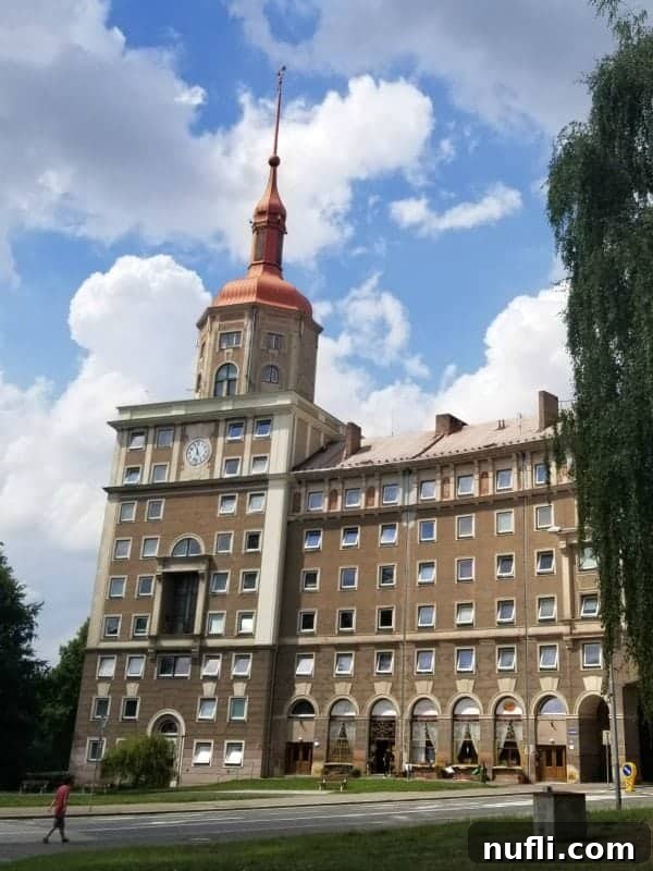 historic buiding with tall steeple 