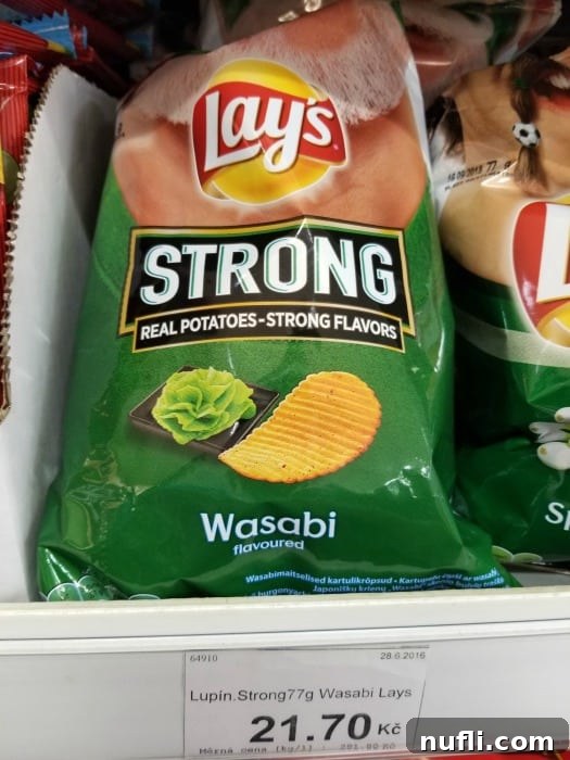 The Real Cost of Groceries in the Czech Republic 13 Lays strong real potatoes wasabi chips