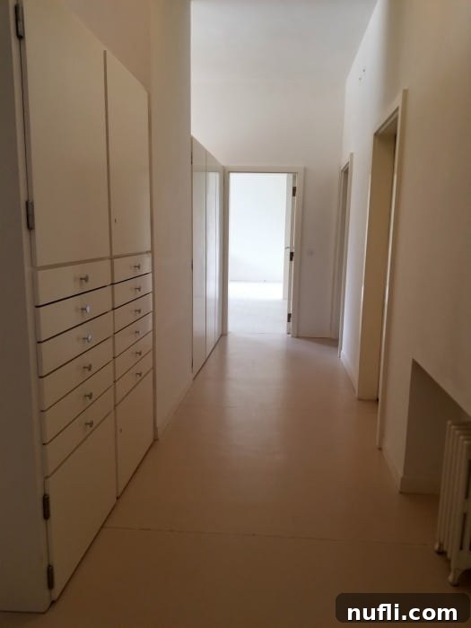 Villa Tugendhat Brnos Modernist Marvel 4 hallway with drawers and closets