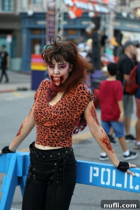 zombie actor at horror knights 