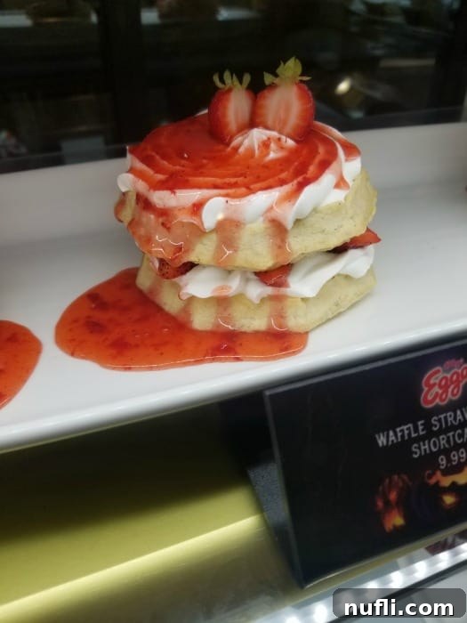 strawberry shortcake on a white platter