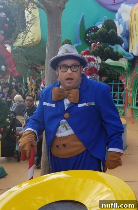 Whoville in blue suit