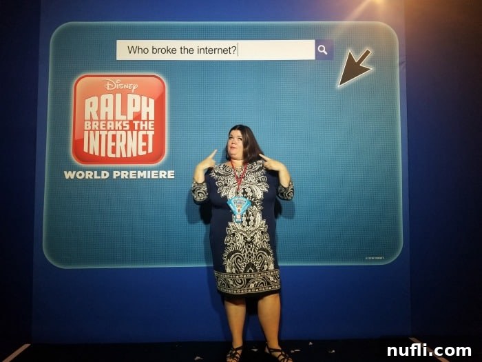 Ralph Breaks the Internet Premieres in Los Angeles 6 Tammilee at the Ralph Breaks the Internet world premiere, glowing with excitement