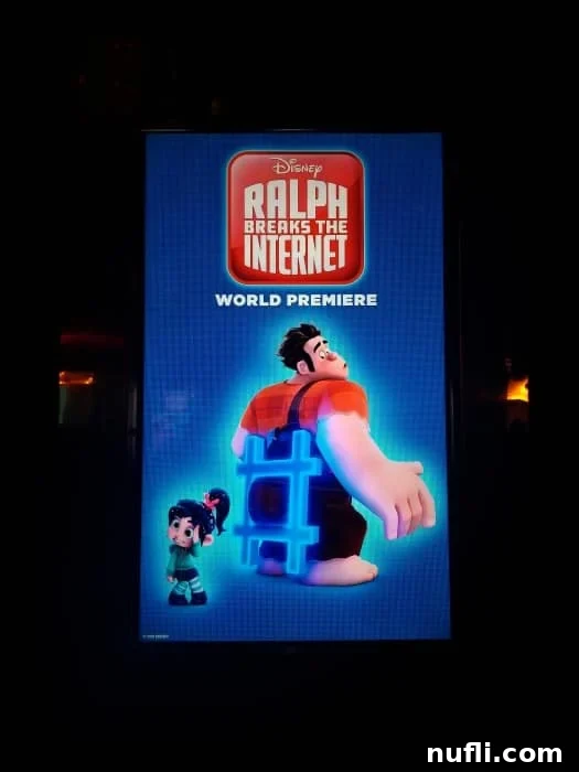 Ralph Breaks the Internet Premieres in Los Angeles 9 Official Ralph Breaks the Internet world premiere movie poster