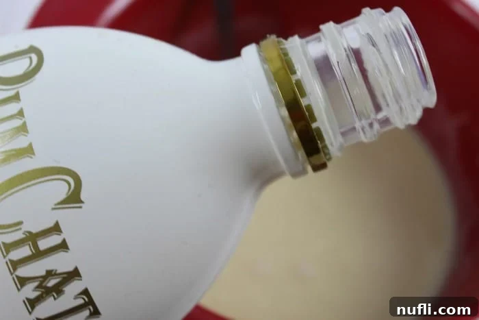 close up of a rumchata bottle 