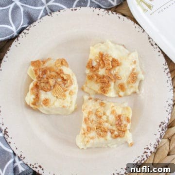 RumChata Fudge on a white plate