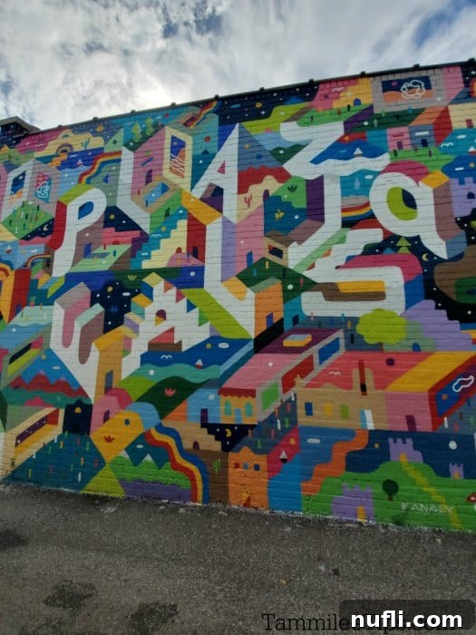 plaza walls mural
